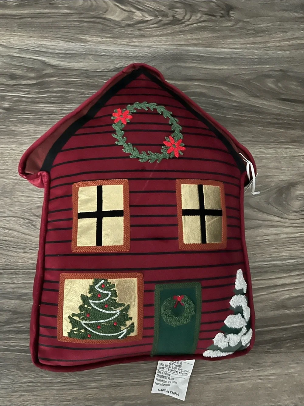 Hallmark Red  House Decorative Pillow